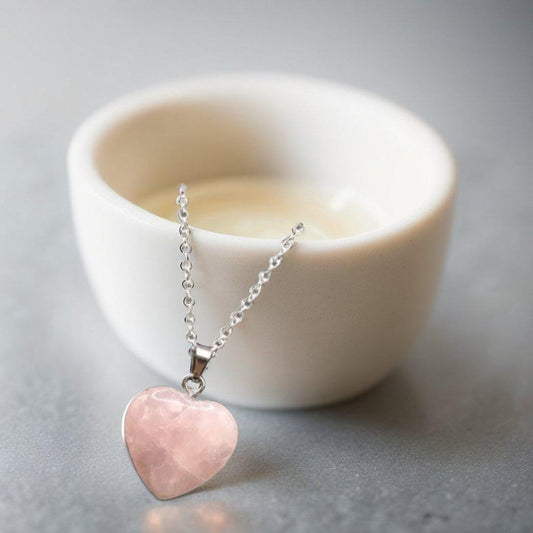 Rose Quartz - Crystal Gemstone Necklace