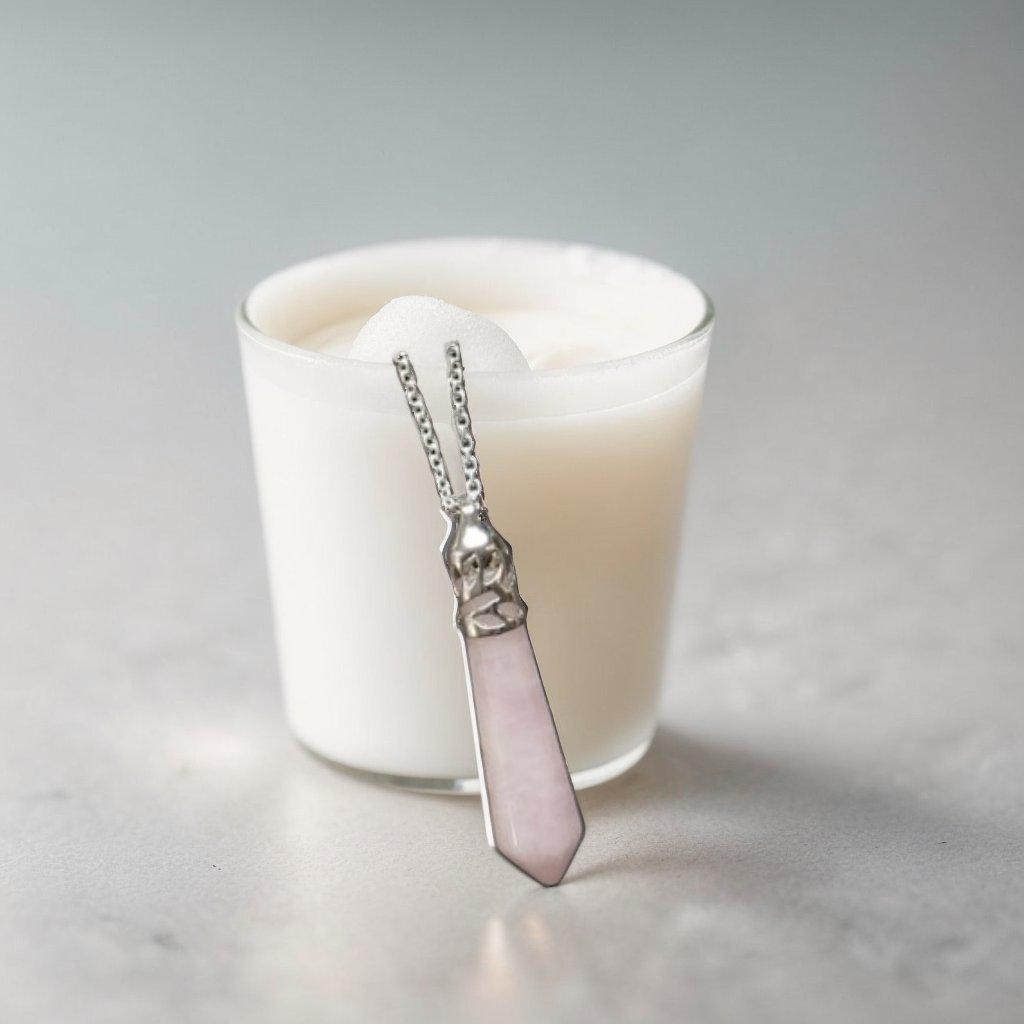 Rose Quartz - Crystal Gemstone Necklace